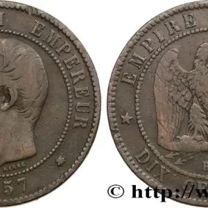 Dix centimes Napoléon III, tête nue 1857 Strasbourg F.133/43 fmd_583720 Modernes Must-Have