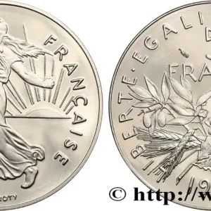 Satisfait Ou Remboursé 5 francs Semeuse, nickel, BE (Belle Épreuve) 1991 Pessac F.341/23 var. fmd_588677 Modernes