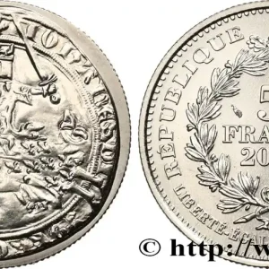 5 francs Franc à cheval de Jean le Bon 2000 Paris F.350/1 fmd_588682 Modernes Prix Promo