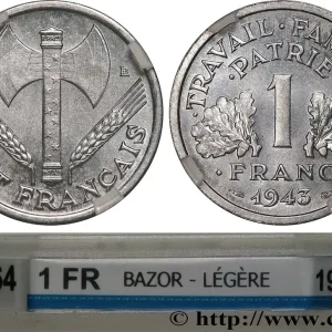 Commander Maintenant 1 franc Francisque, légère 1943 F.223/3 fmd_590010 Modernes