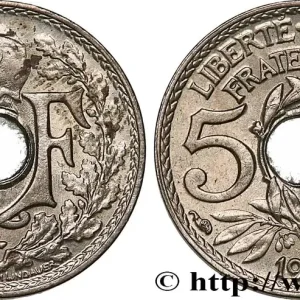 5 centimes Lindauer, petit module 1923 Paris F.122/6 fmd_583462 Modernes Livraison Express