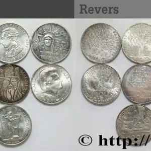 Lot de 10 pièces de 100 francs commémoratives - - F.-/ fmd_548065 Modernes Bon Plan