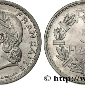 5 francs Lavrillier, aluminium 1946 Beaumont-Le-Roger F.339/7 fmd_563278 Modernes Livraison Mondiale