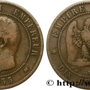 Meilleur Prix Dix centimes Napoléon III, tête nue 1855 Bordeaux F.133/29 fmd_572352 Modernes