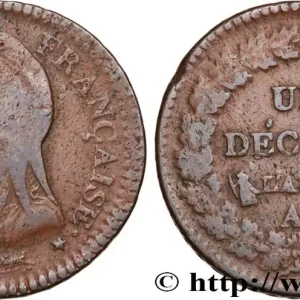 Meilleure Vente Un décime Dupré, grand module 1800 Metz F.129/57 fmd_573212 Modernes