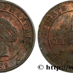 1 centime Cérès, ancre barrée 1879 Paris F.104/9 fmd_581141 Modernes Commander Vite