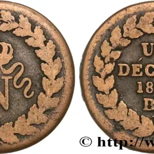Prix Promo Un décime à l’N couronnée 1814 Strasbourg F.131/4 fmd_582230 Modernes