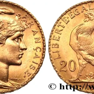 Offre Limitée 20 francs or Coq, Liberté Égalité Fraternité 1913 F.535/7 fmd_585590 Modernes