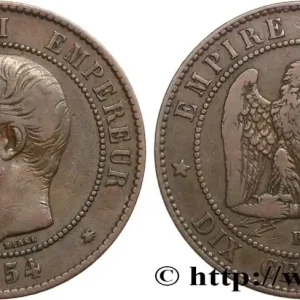 Dix centimes Napoléon III, tête nue 1854 Strasbourg F.133/13 fmd_586065 Modernes Artisanat
