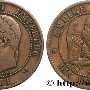 Dix centimes Napoléon III, tête laurée 1861 Bordeaux F.134/6 fmd_586091 Modernes Premium