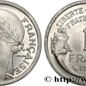 1 franc Morlon, légère 1958 F.221/21 fmd_586258 Modernes Acheter Direct