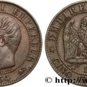 Cinq centimes Napoléon III, tête nue 1854 Lyon F.116/12 fmd_586394 Modernes Meilleur Prix