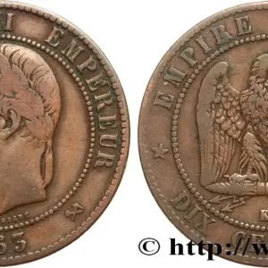 Seulement Aujourd’hui Dix centimes Napoléon III, tête laurée 1863 Bordeaux F.134/12 fmd_586621 Modernes