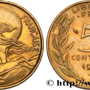 Authentique 5 centimes Marianne, 4 plis 1993 Pessac F.125/33 var. fmd_586668 Modernes