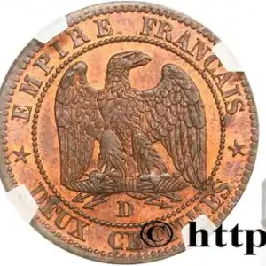 Deux centimes Napoléon III, tête nue 1857 Lyon F.107/46 fmd_475755 Modernes Authentique