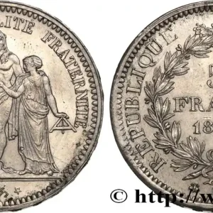 5 francs Hercule, IIe République 1848 Strasbourg F.326/2 fmd_561550 Modernes Meilleur Prix