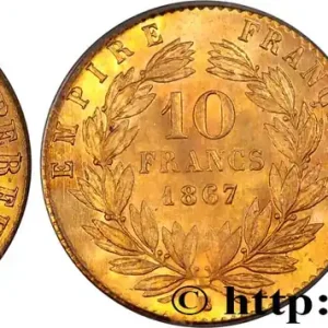 10 francs or Napoléon III, tête laurée 1867 Strasbourg F.507A/16 fmd_575528 Modernes Artisanat