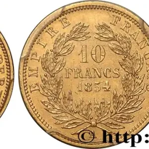 10 francs or Napoléon III, tête nue, petit module, tranche lisse 1854 Paris F.505/1 fmd_587955 Modernes Commander Maintenant