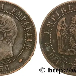 Populaire Deux centimes Napoléon III, tête nue 1856 Paris F.107/38 fmd_579554 Modernes