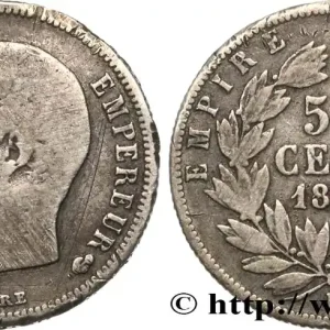 50 centimes Napoléon III, tête nue 1860 Strasbourg F.187/14 fmd_585305 Modernes Must-Have