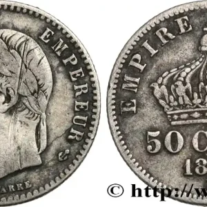 Livraison Express 50 centimes Napoléon III, tête laurée 1866 Strasbourg F.188/10 fmd_584109 Modernes