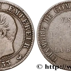 Module de cinq centimes, Visite impériale à Lille les 23 et 24 septembre 1853 1853 Lille VG.3367 fmd_583061 Modernes Livraison Mondiale