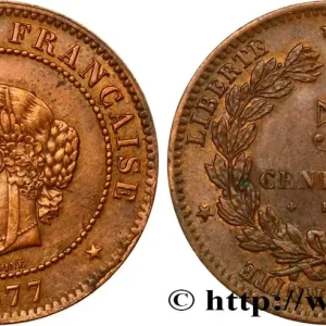 Certifié 5 centimes Cérès 1877 Bordeaux F.118/16 fmd_571897 Modernes