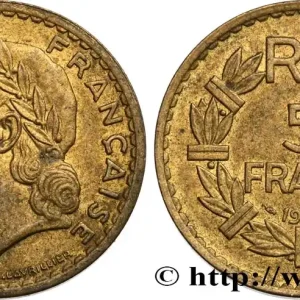 Retour Gratuit 5 francs Lavrillier, bronze-aluminium 1946 F.337/7 fmd_582039 Modernes