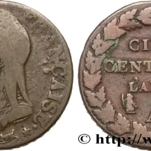 Original Cinq centimes Dupré, grand module 1800 Paris F.115/85 fmd_589285 Modernes