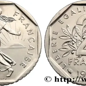 2 francs Semeuse, nickel, BU (Brillant Universel) 1997 Pessac F.272/25 fmd_588777 Modernes Marque