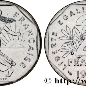 2 francs Semeuse, nickel 1982 Pessac F.272/6 fmd_567111 Modernes Remise