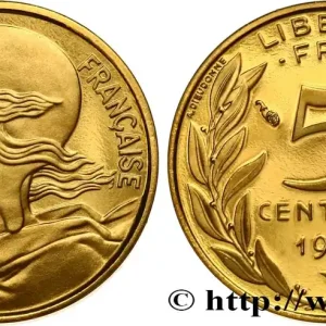 Achetez Aujourd’hui 5 centimes Marianne, BE (Belle Épreuve), 4 plis 1997 Pessac F.125/40 var. fmd_572167 Modernes