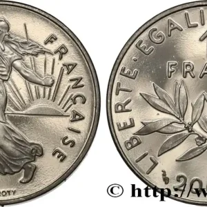 1 franc Semeuse, nickel, BE (Belle Épreuve) 2000 Pessac F.226/48 var. fmd_579377 Modernes Super Prix