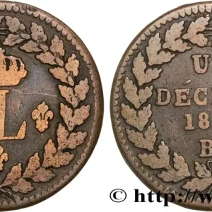 Vente Flash Un décime à l’L couronnée 1815 Strasbourg F.132A/3 fmd_582362 Modernes