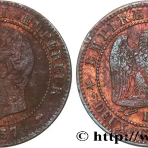 Deux centimes Napoléon III, tête nue 1857 Lyon F.107/47 fmd_583224 Modernes Tendance