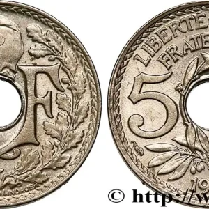 5 centimes Lindauer, grand module 1917 Paris F.121/1 fmd_583430 Modernes Nouvelle Collection