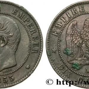 Dix centimes Napoléon III, tête nue 1855 Marseille F.133/31 fmd_583595 Modernes Paiement Sécurisé
