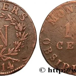 10 cent. Anvers à l’N, frappe de l’atelier de Wolschot 1814 Anvers F.130A/3 fmd_584060 Modernes Prix Cassé