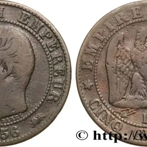 Cinq centimes Napoléon III, tête nue 1856 Lyon F.116/33 fmd_584270 Modernes Prix Promo
