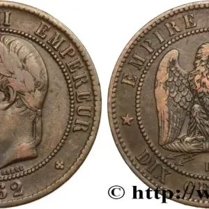 Dix centimes Napoléon III, tête laurée 1862 Strasbourg F.134/8 fmd_584625 Modernes Meilleure Vente