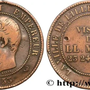 Module de dix centimes, Visite Impériale à Lille les 23 et 24 septembre 1853 1853 VG.3366 fmd_585809 Modernes Livraison Gratuite