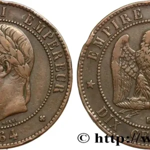 Dix centimes Napoléon III, tête laurée 1864 Strasbourg F.134/14 fmd_586093 Modernes Nouvel Arrivage