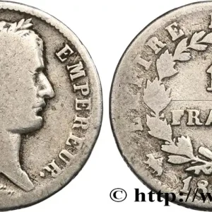 1 franc Napoléon Ier tête laurée, Empire français 1812 Rouen F.205/43 fmd_586247 Modernes Prix Réduit