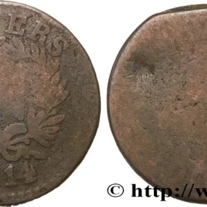 Certifié 5 cent. Anvers à l’N, frappe de l’arsenal de la marine 1814 Anvers F.115C/1 fmd_586547 Modernes