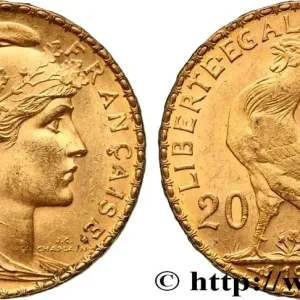 20 francs or Coq, Dieu protège la France 1904 Paris F.534/9 fmd_599583 Modernes Acheter Direct