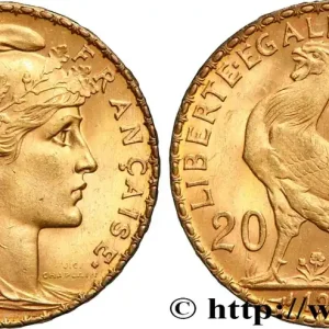 Offre Du Jour 20 francs or Coq, Liberté Égalité Fraternité 1914 Paris F.535/8 fmd_599633 Modernes