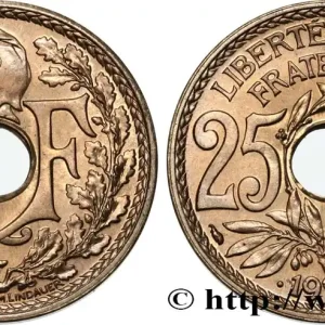 25 centimes Lindauer, Maillechort 1939 F.172/3 fmd_501138 Modernes Solde