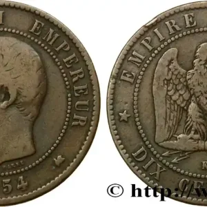 Dix centimes Napoléon III, tête nue 1854 Bordeaux F.133/16 fmd_572928 Modernes Livraison Mondiale