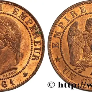 Satisfait Ou Remboursé Un centime Napoléon III, tête laurée 1861 Paris F.103/1 fmd_583191 Modernes