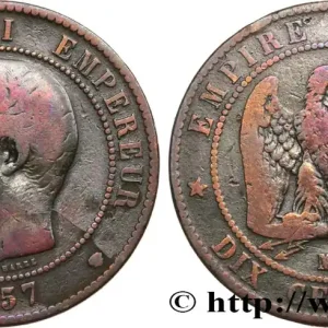 Dix centimes Napoléon III, tête nue 1857 Marseille F.133/45 fmd_584614 Modernes Gros Lot